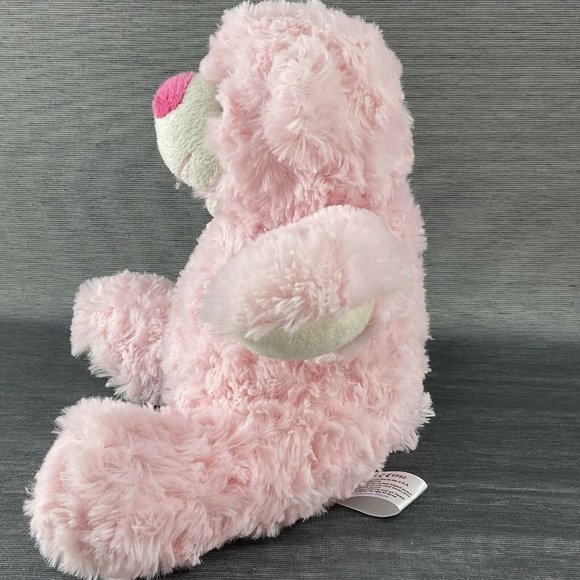 Bears2go Plush Bear Cuddly Baby Pink Swirl Fur Stuffed Animal Toy Squishy Soft - Picture 4 of 7